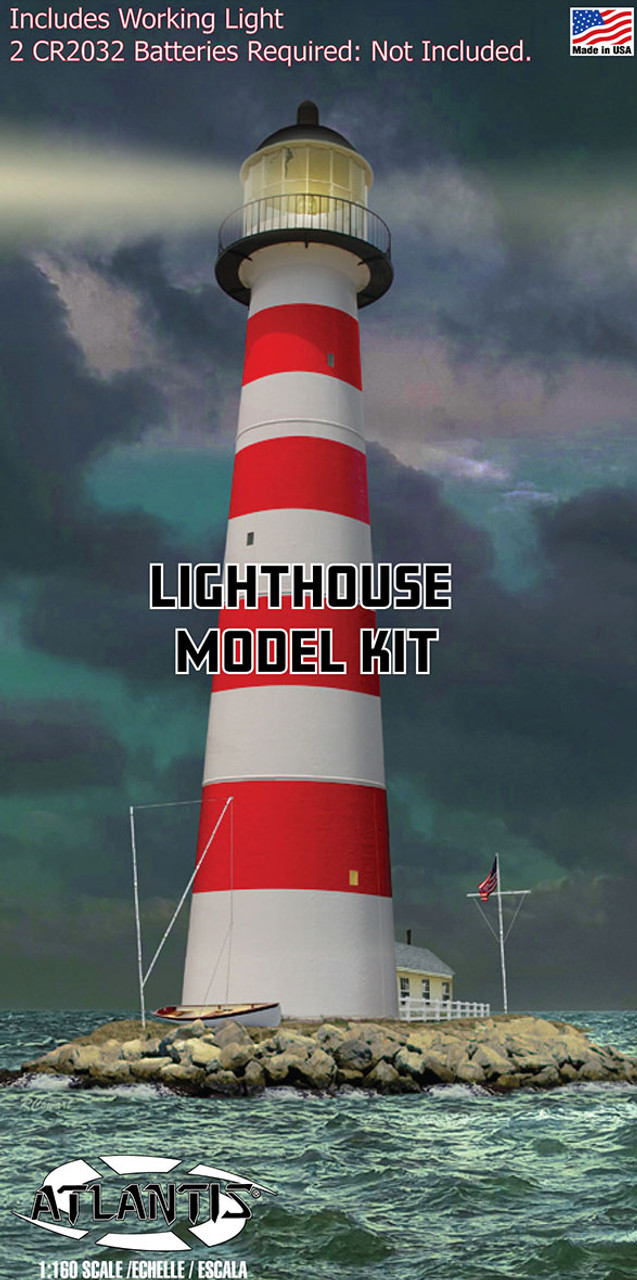 atlantis-L70779-1-Lighthouse-model-kit-Leuchtturm-Modellbausatz-mit-Leuchtfeuer