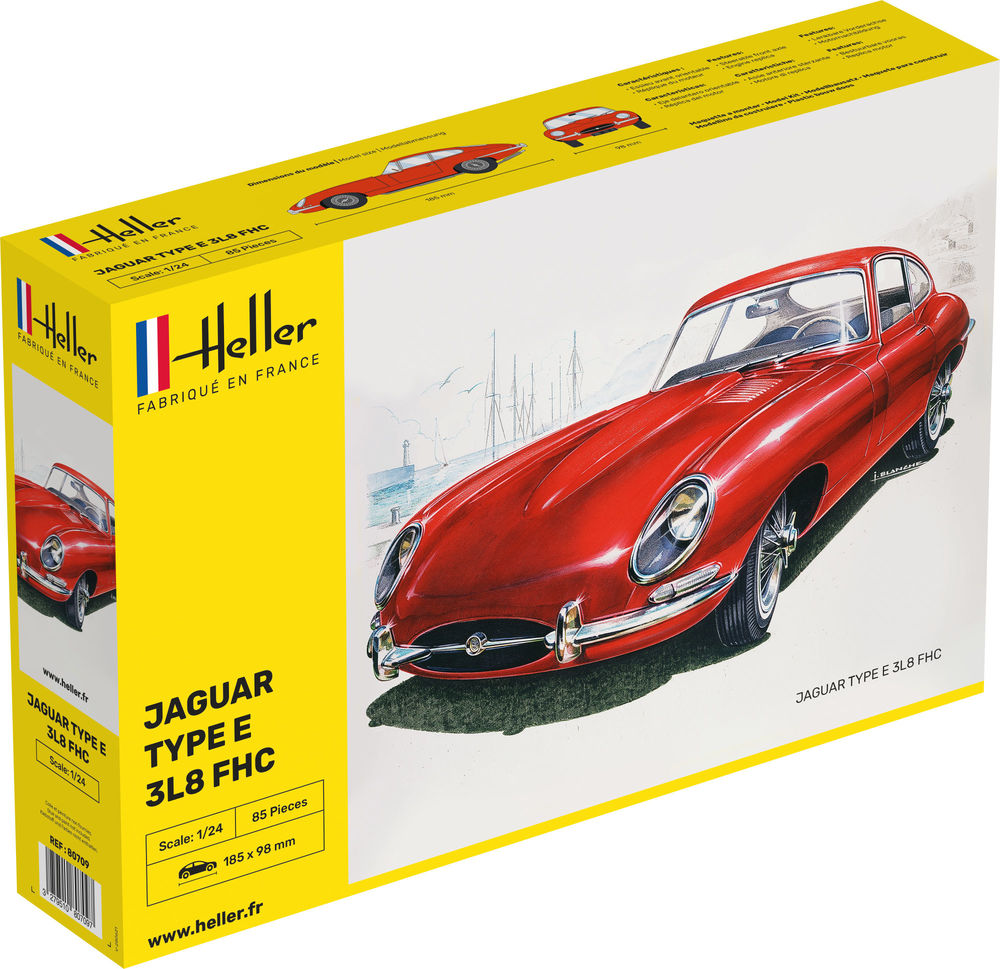 heller-80709-Jaguar-E-Type-3L8FHC-British-Sportscar