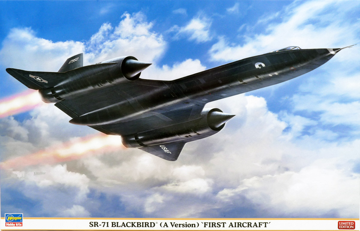 hasegawa-02464-SR-71-Blackbird-A-Version-First-Aircraft-limited-edition
