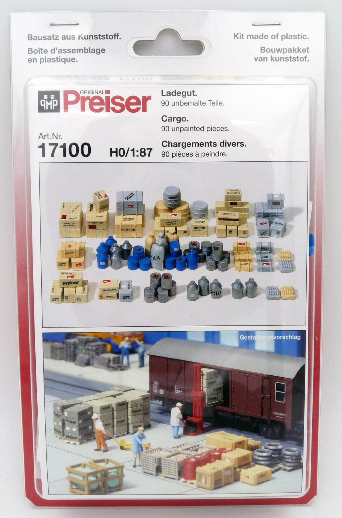 preiser-17100-Ladegut-für-Modelleisenbahn-Bahnsteig-Laderampe-Güterwaggons-Gut preiser-17100-Ladegut-für-Modelleisenbahn-Bahnsteig-Laderampe-Güterwaggons-Gut