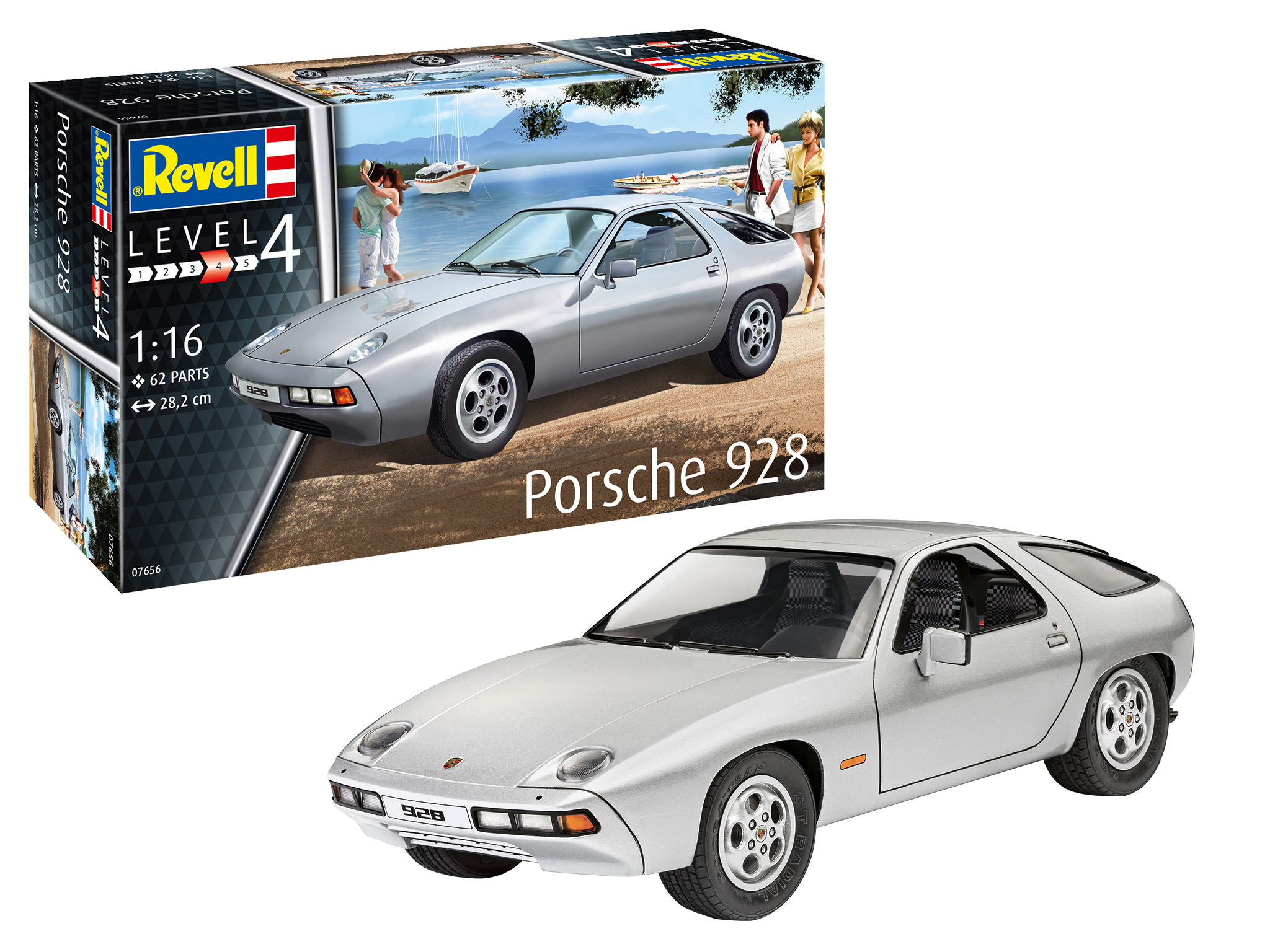 revell-7656-Porsche-928-Sportwagen-mit-V8-Motor