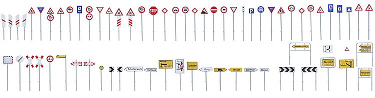 Faller #180534 Verkehrsschilder-Set