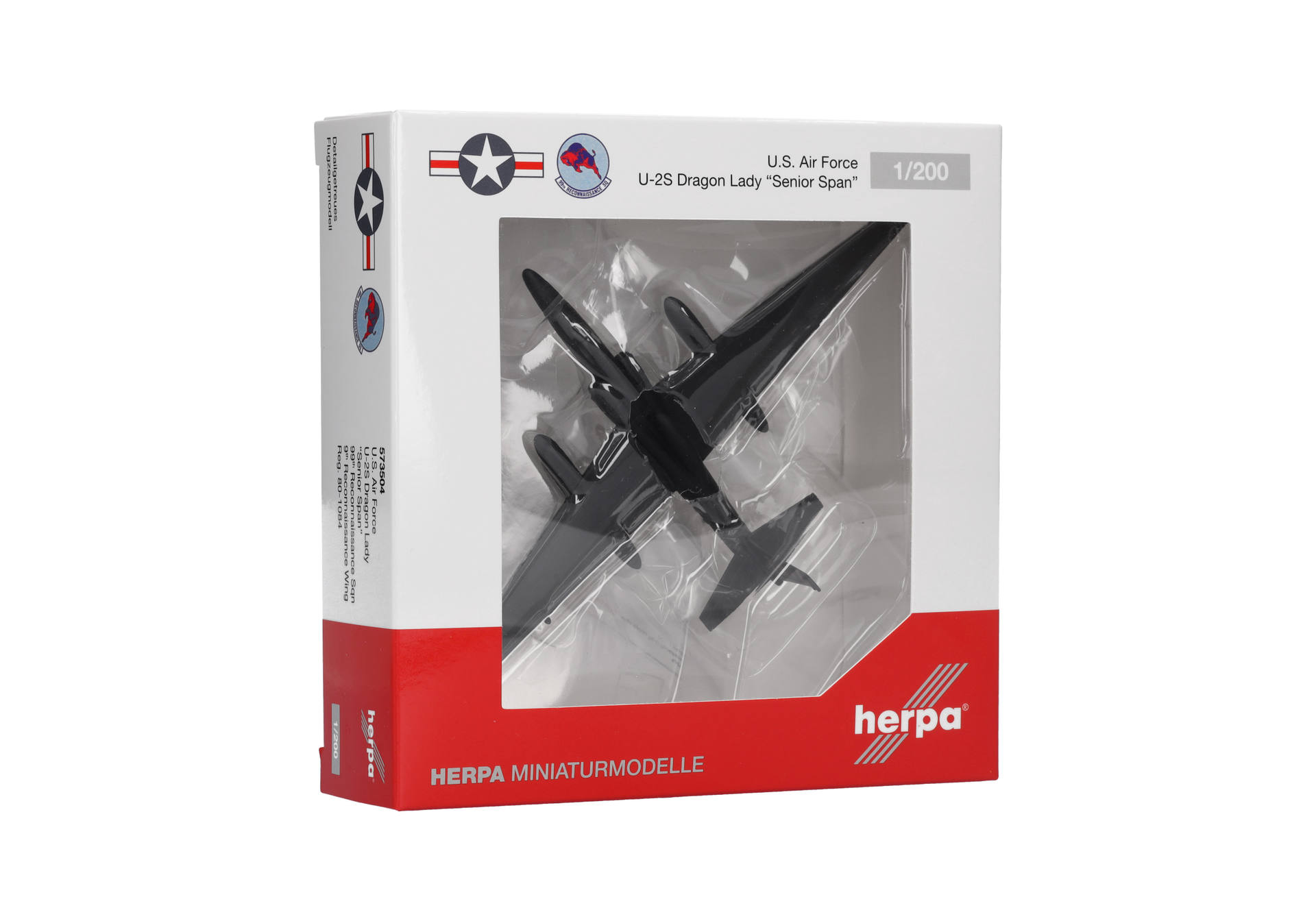 herpa-573504-3-US-Air-Force-U-2S-Dragon-Lady-Senior-Span-Aufklärungsflugzeug-Spionage-Kalter-Krieg-80-1084