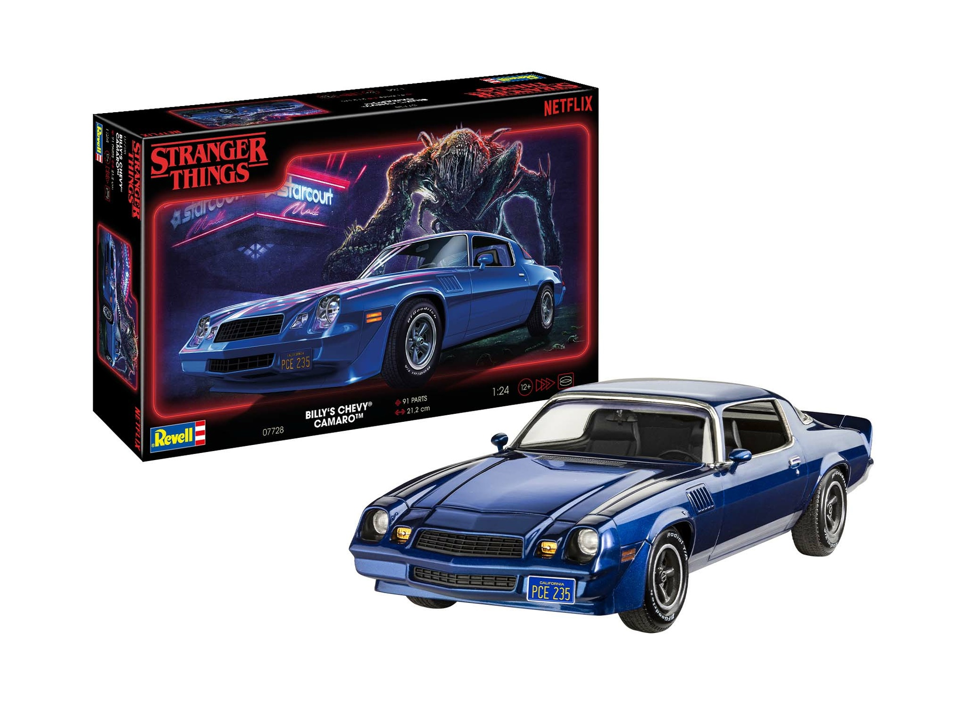 revell-07728-Stranger-Things-Billy-s-Camaro-Modellbausatz revell-07728-Stranger-Things-Billy-s-Camaro-Modellbausatz