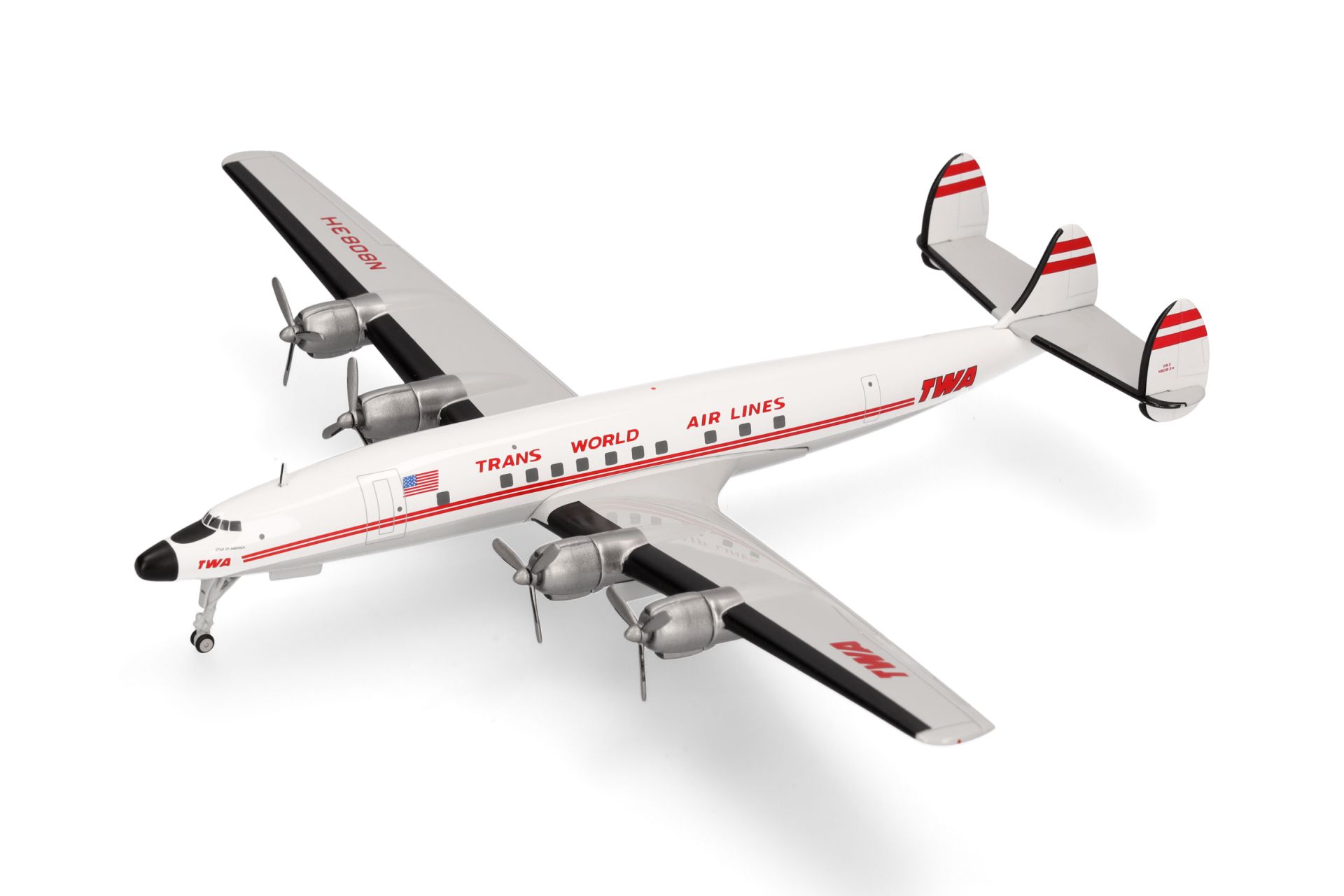 herpa-558372-001-1-TWA-Trans-World-Airlines-L1649A-Jetstream-Reg-N8083H-Connie