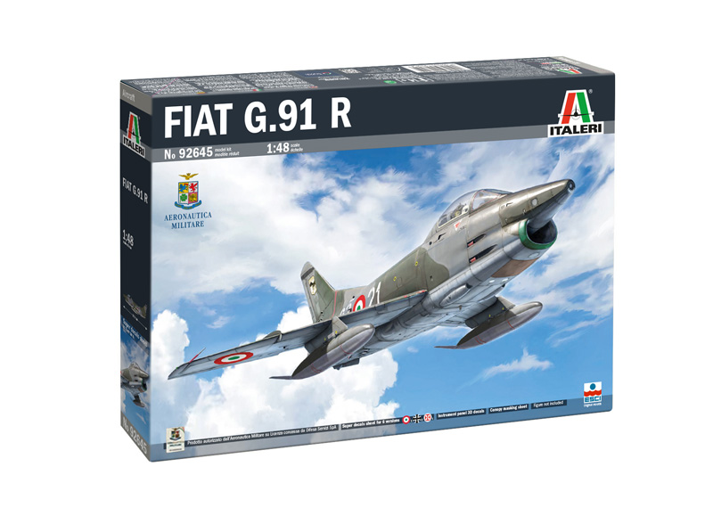 italeri-92645-1-Fiat-G91-R-Bundesluftwaffe-Cold-War-NATO-Fighter-Box