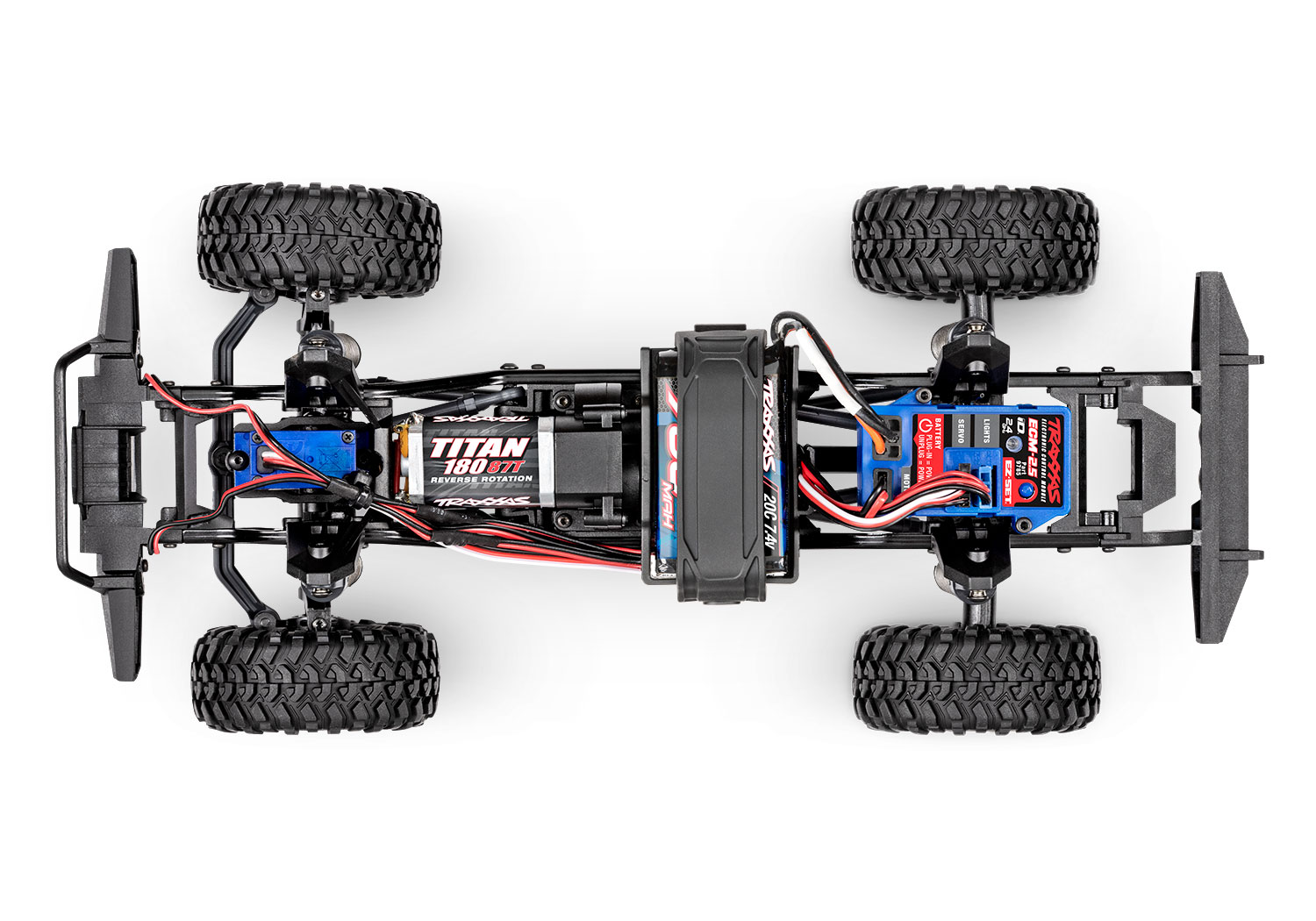 traxxas-97054-6-SLVR-TRX4M-Land-Rover-silber-Crawler-Action-Leiterrahmenchassis