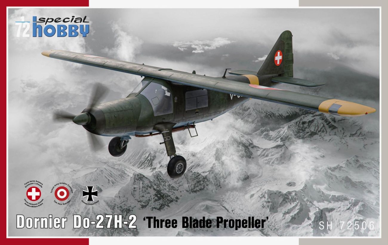 specialhobby-SH72506-1-Dornier-Do-27-H-2-Three-blade-propeller-D-EDFS-Schweizer-Luftwaffe-Turkish-Army specialhobby-SH72506-1-Dornier-Do-27-H-2-Three-blade-propeller-D-EDFS-Schweizer-Luftwaffe-Turkish-Army
