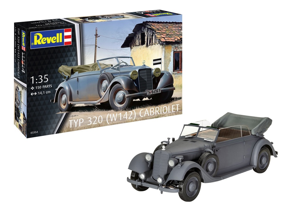 revell-03354-Typ-320-W142-Cabriolet-Kommandeurswagen