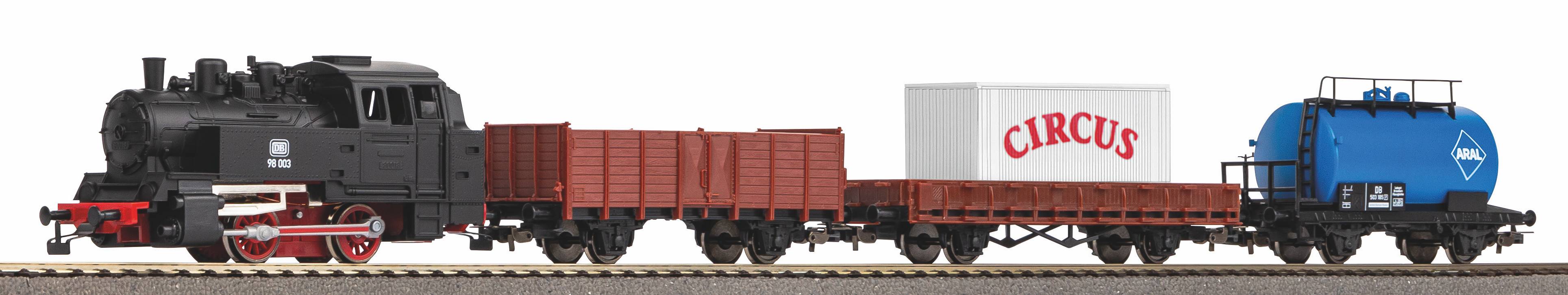 piko-57113-2-Startset-BR-98-Güterzug-Waggons