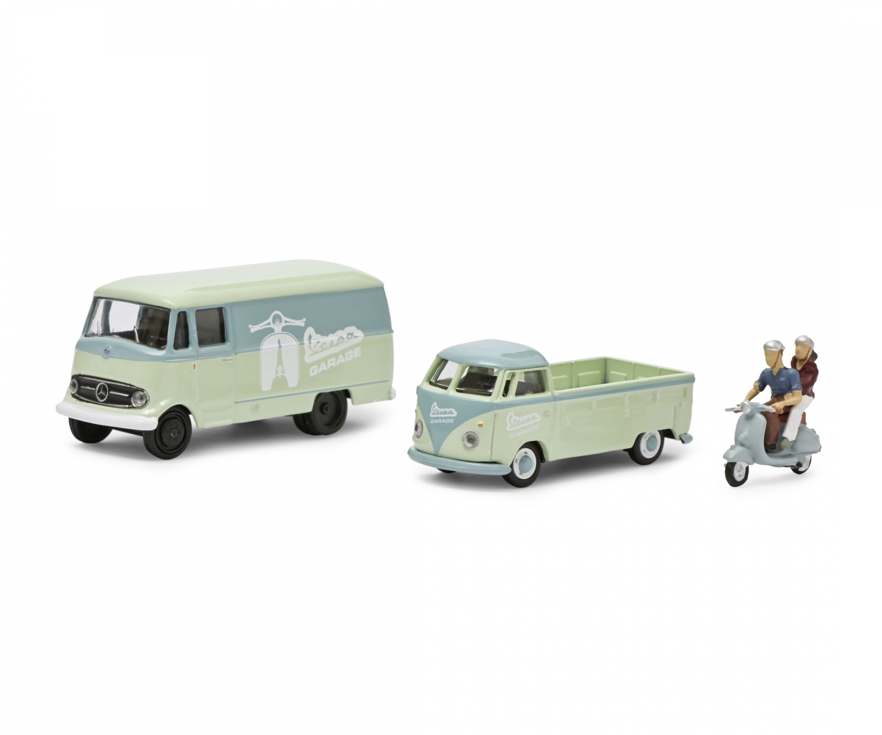 schuco-452671700-mhi-Set-Vespa-Garage-L319-T1-Vespa-Roller-Figuren