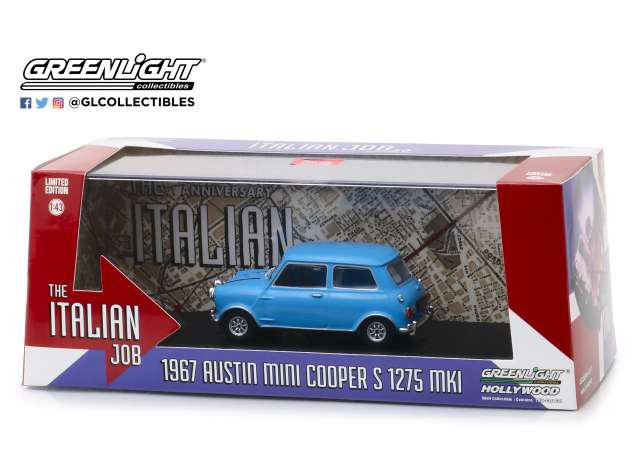 greenlight-86549-The-Italian-Job-Austin-Mini-Cooper-1275-S-MkII-blue