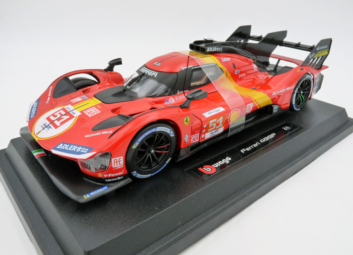 bburago-1826309-1-Ferrari-499P-Hypercar-LMH-24h-Le-Mans-2023-AF-Corse-51 bburago-1826309-1-Ferrari-499P-Hypercar-LMH-24h-Le-Mans-2023-AF-Corse-51