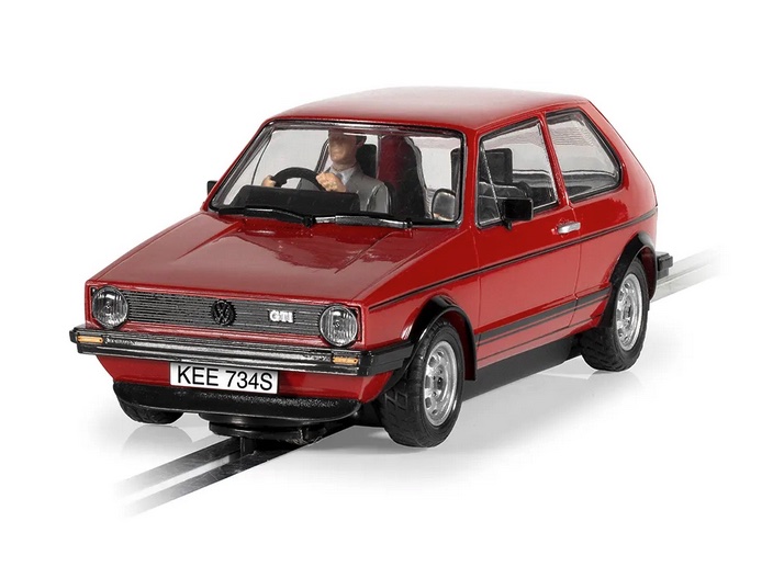 scalextric-C4490-1-Volkswagen-VW-Golf-I-GTI-rot-Rabbit-Renngolf-Gruppe-H-vorne