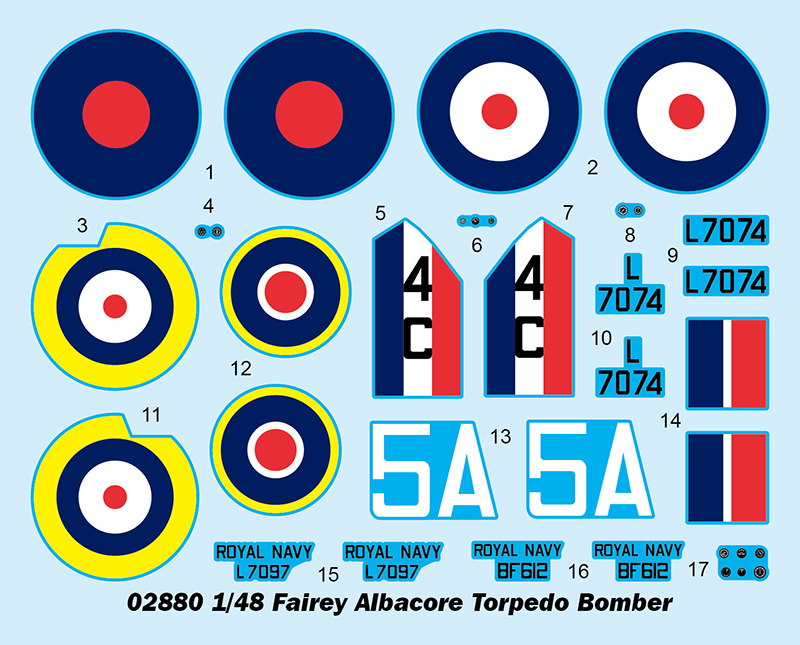 trumpeter-02880-2-Fairey-Albacore-Torpedobomber